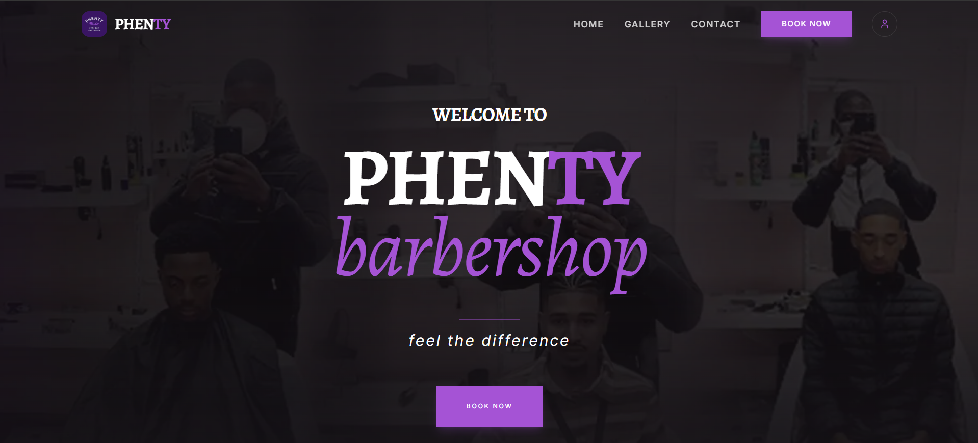 Barbershop website