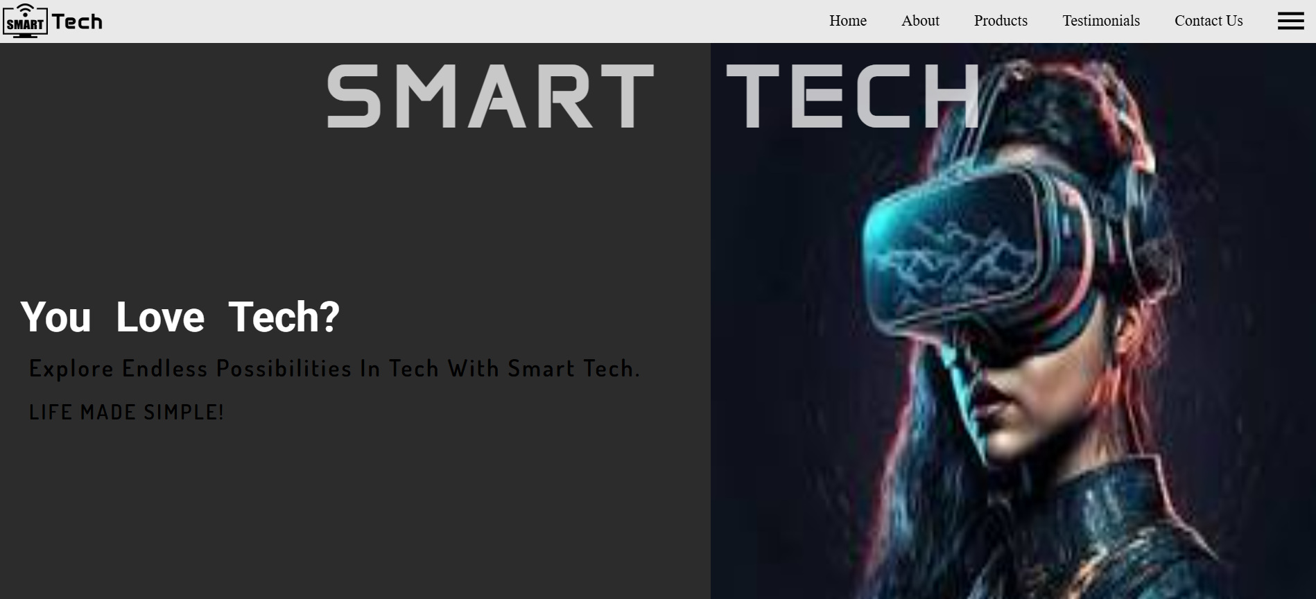 Landing page